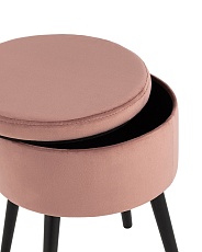 Пуф Stool Group Клайс велюр пыльно-розовый vd-clays-b15 2