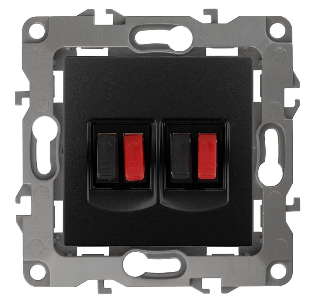 Аудиорозетка двойная ЭРА 12 12-3112-05 Б0027465 Фото № 1