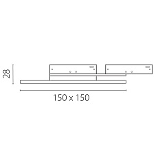 Светильник отраженного света 24V 5W 200° 4000K, медь Linea Lightstar 236141Q 2