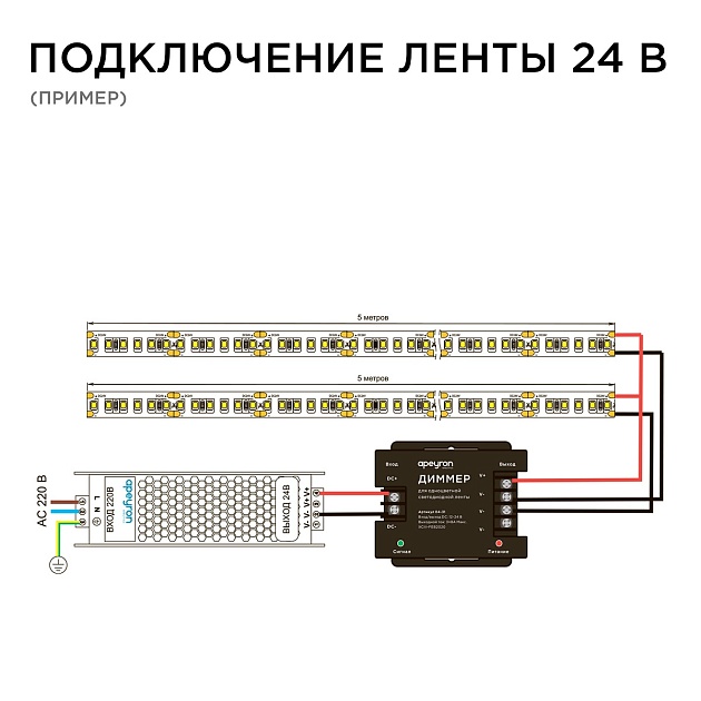 Диммер Apeyron с пультом 12/24V 04-31 изображение 2 Диммер Apeyron с пультом 12/24V 04-31 Фото № 2