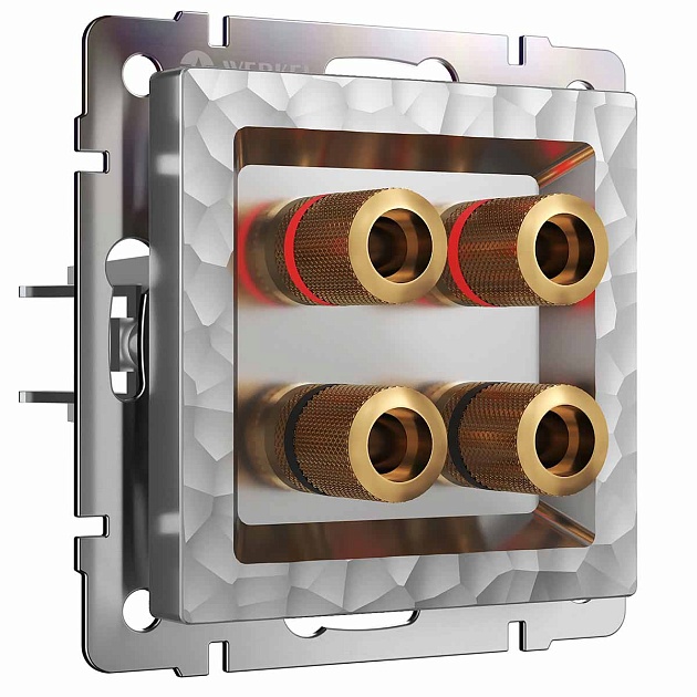 Акустическая розетка Werkel Hammer х4 серебряный W1285006 4690389163111 изображение 1 Акустическая розетка Werkel Hammer х4 серебряный W1285006 4690389163111 Фото № 1