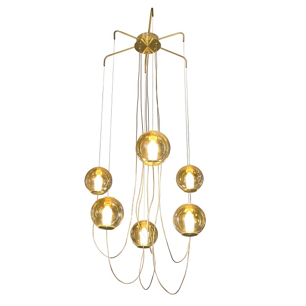 Подвесная светодиодная люстра Gerhort G31093/6SGD изображение 1 Подвесная светодиодная люстра Gerhort G31093/6SGD Фото № 1