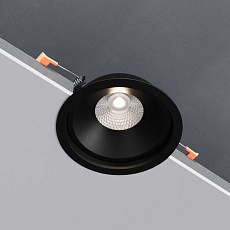 Встраиваемый светодиодный светильник Elektrostandard Slide 25083/LED 6W 4200K чёрный a062944 4