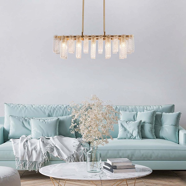 Подвесная люстра Indigo BRINA 12027/10PL Brass V000367 изображение 2 Подвесная люстра Indigo BRINA 12027/10PL Brass V000367 Фото № 2