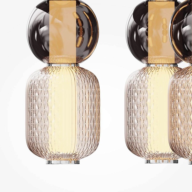 Потолочная светодиодная люстра Maytoni Drop MOD273CL-L60CH3K изображение 3 Потолочная светодиодная люстра Maytoni Drop MOD273CL-L60CH3K Фото № 3