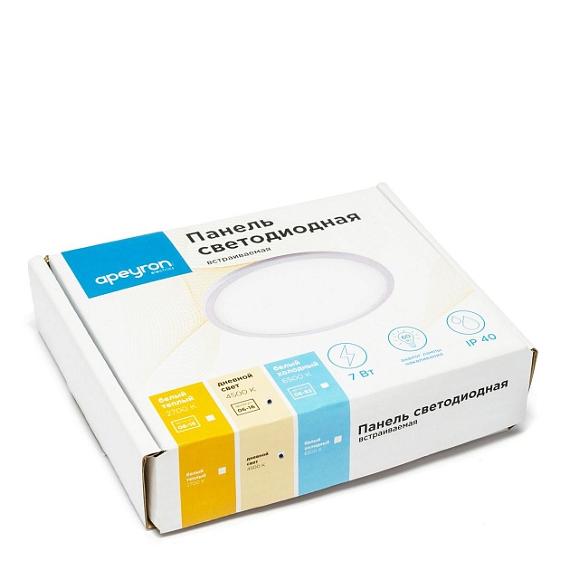 Встраиваемая светодиодная панель Apeyron 06-16 изображение 4 Встраиваемая светодиодная панель Apeyron 06-16 Фото № 4