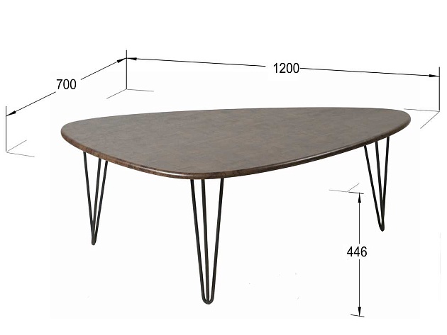 Журнальный стол Мебелик Престон 007652 Фото № 3