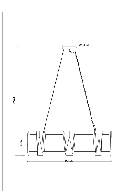 Подвесная люстра Arte Lamp Grato A4079LM-8CC Фото № 2