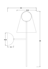 Бра Freya Doublety FR5382WL-01BS 1