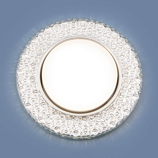 Встраиваемый светильник Elektrostandard 3029 GX53 CL прозрачный a045483 Фото № 4