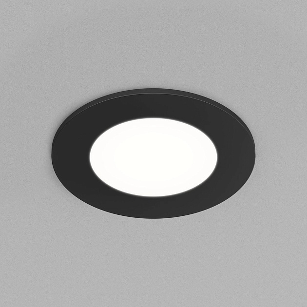 Встраиваемый светильник Denkirs Port DK3101-BK Фото № 1