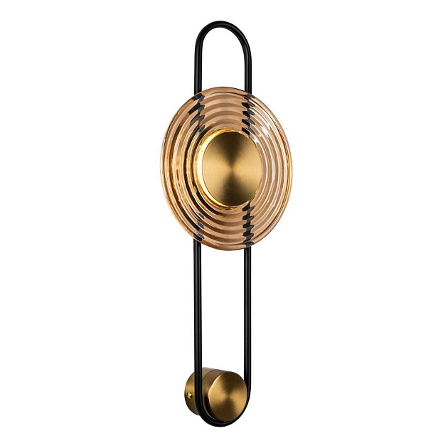 Настенный светодиодный светильник Modelux Modestyle MS.1507.01 BK-BS Фото № 1