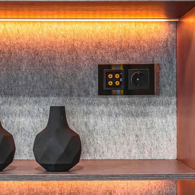 Розетка с заземлением Werkel черный матовый W1171008 4690389156878 изображение 8 Розетка с заземлением Werkel черный матовый W1171008 4690389156878 Фото № 8