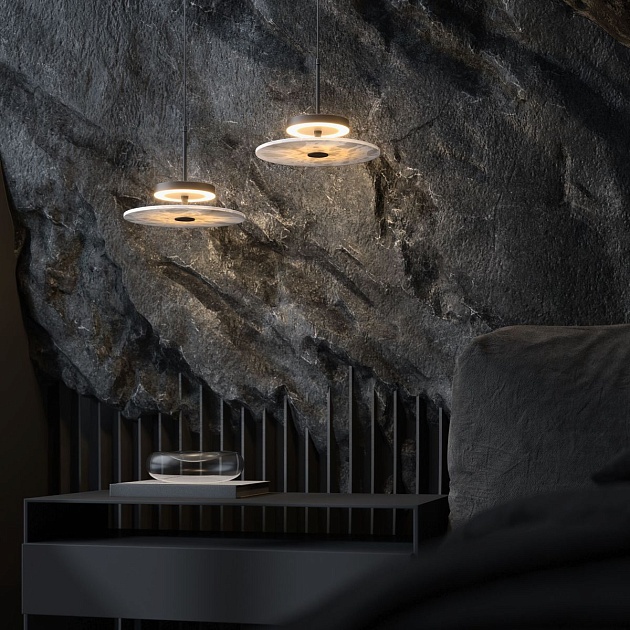 Подвесной светодиодный светильник Eurosvet Thasos 40342 LED черный Фото № 8