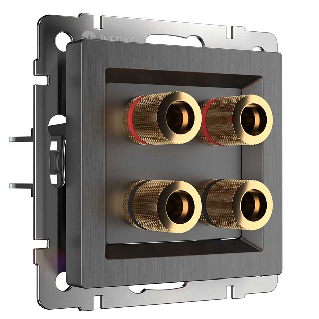 Акустическая розетка Werkel (графит рифленый) W1185004 4690389158698 Фото № 1