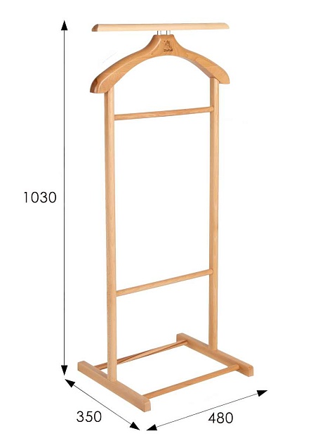 Костюмная вешалка Мебелик В 21Н 007055 изображение 3 Костюмная вешалка Мебелик В 21Н 007055 Фото № 3