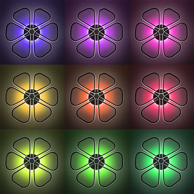 Потолочная светодиодная люстра Citilux Сезар Смарт CL233A275E Фото № 12