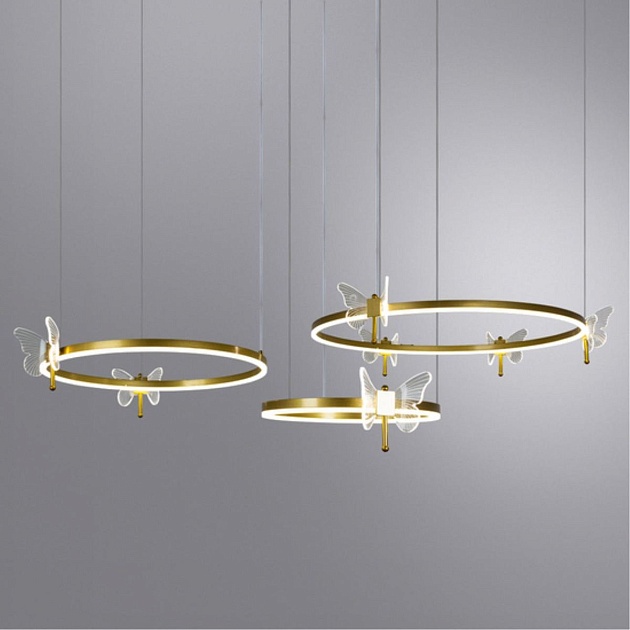 Подвесная светодиодная люстра Arte Lamp Darcy A2187LM-3GO изображение 3 Подвесная светодиодная люстра Arte Lamp Darcy A2187LM-3GO Фото № 3