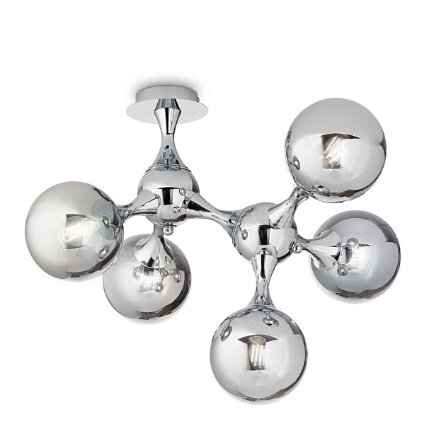 Потолочная люстра Ideal Lux Nodi Pl5 Cromo 200484 Фото № 1