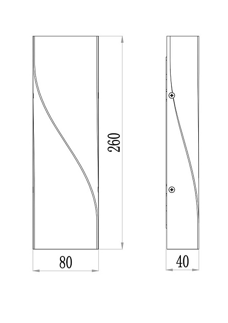 Уличный настенный светодиодный светильник Maytoni Twist O040WL-L11B3K Фото № 9