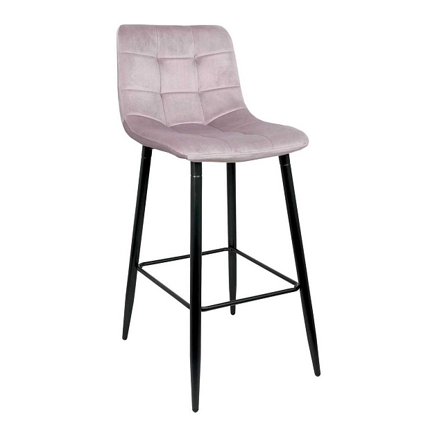 Барный стул AksHome Stella пыльная роза, велюр 75810 Фото № 1