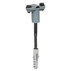 Держатель фасадный пластиковый скручиваемый L=100мм EKF lp-44100