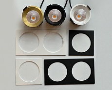 Встраиваемый светодиодный светильник Italline IT08-8035 gold 3000K 2