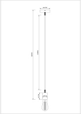 Подвесной светильник Arte Lamp Mark A7047SP-1BK 1