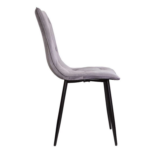 Кухонный стул AksHome Mira светло-серый, велюр 67049 изображение 4 Кухонный стул AksHome Mira светло-серый, велюр 67049 Фото № 4