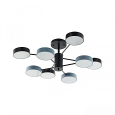 Потолочная светодиодная люстра Arte Milano Ferrara 250906/8B Bk/Gr