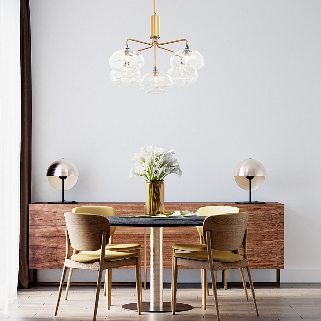 Подвесная люстра Gerhort G31124/5GD CL Фото № 2