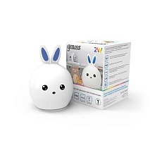 Настольный светодиодный детский ночник Gauss кролик NN301 1