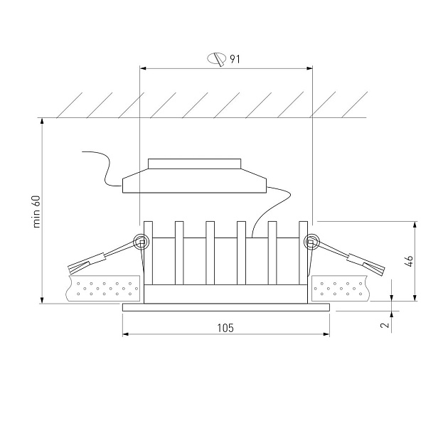 Встраиваемый светодиодный светильник Elektrostandard Combi 25068/LED a069006 Фото № 2
