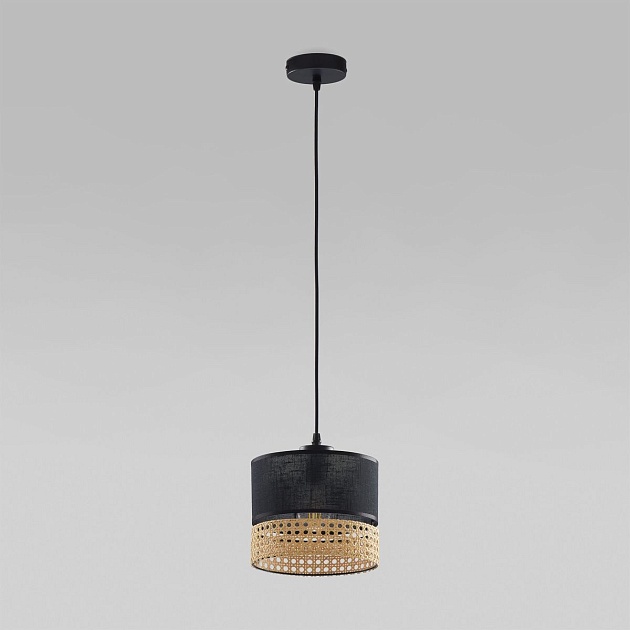 Подвесной светильник TK Lighting 6544 Paglia Black Фото № 1