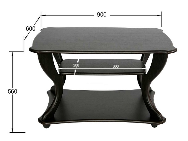 Журнальный стол Мебелик Маэстро СЖ-02 007677 изображение 3 Журнальный стол Мебелик Маэстро СЖ-02 007677 Фото № 3