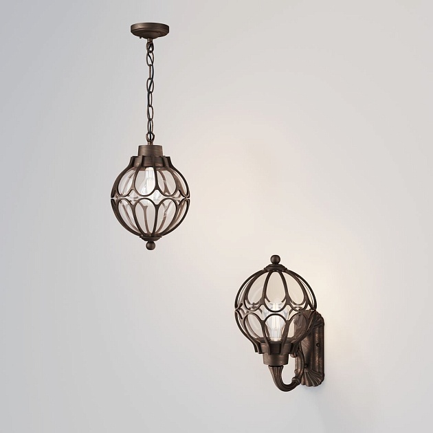 Уличный настенный светильник Maytoni Via O024WL-01G Фото № 4