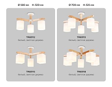 Потолочная люстра Ambrella light Traditional Loft TR83112 1