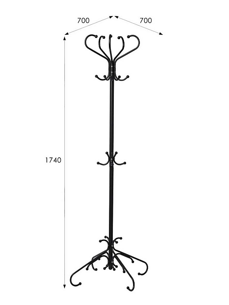 Напольная вешалка Мебелик М 5 001818 Фото № 3