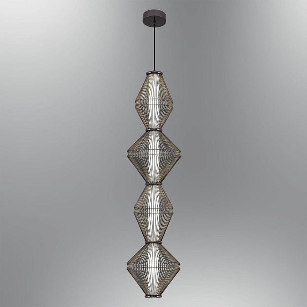 Светильник подвесной Alfa Light F3024-10 BLACK CHROME изображение 1 Светильник подвесной Alfa Light F3024-10 BLACK CHROME Фото № 1