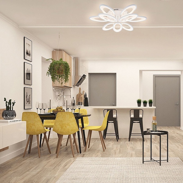 Потолочная светодиодная люстра Escada Ecla 10242/9Led изображение 5 Потолочная светодиодная люстра Escada Ecla 10242/9Led Фото № 5