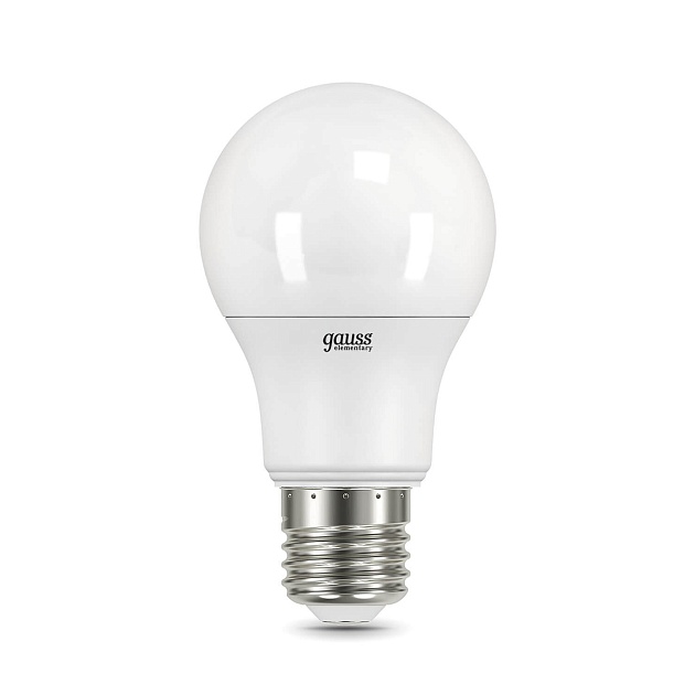 Лампа светодиодная Gauss E27 7W 3000K матовая 23217A Фото № 3