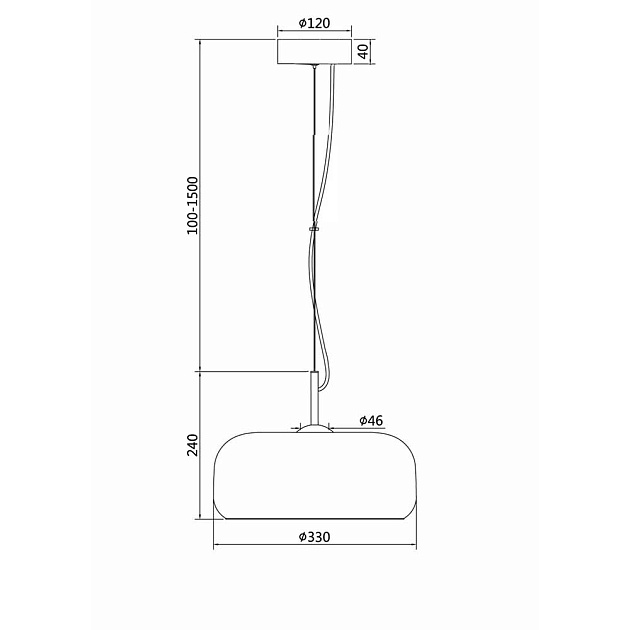 Подвесной светодиодный светильник Maytoni Madmen MOD127PL-L6SG Фото № 4
