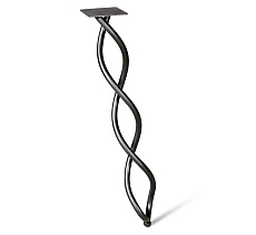 Кухонный стол Sheffilton SHT-TU17/80 МДФ черный муар/белый 8005821201 1