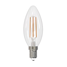 Лампа светодиодная филаментная Uniel E14 9W 3000K прозрачная LED-C35-9W/3000K/E14/CL PLS02WH UL-00005160