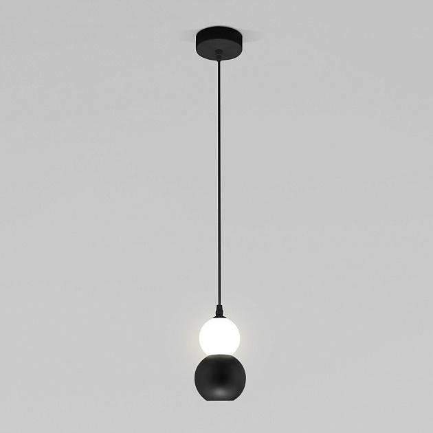 Подвесной светильник Eurosvet Polar 50250/1 LED черный Фото № 1