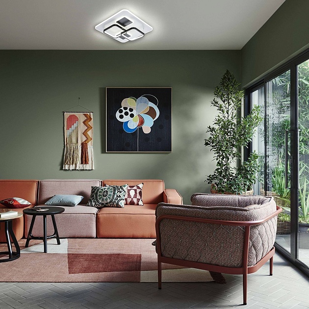 Потолочная светодиодная люстра Escada Module 10235/4Led Square Фото № 7