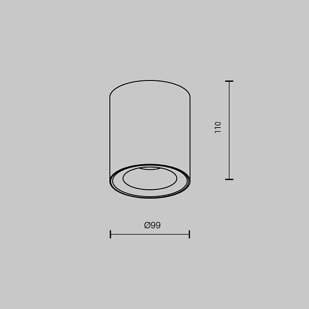 Потолочный светильник Maytoni Technical Spark C094-GU10-B изображение 2 Потолочный светильник Maytoni Technical Spark C094-GU10-B Фото № 2