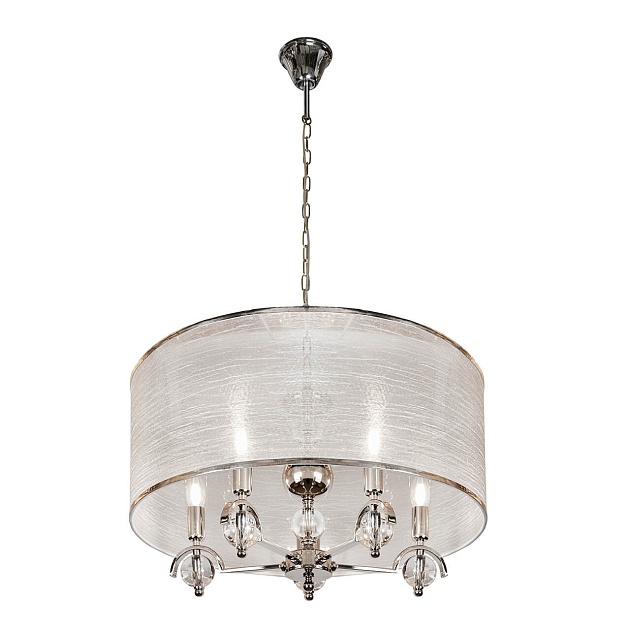 Подвесная люстра iLamp Chelsea P2400-5 Nickel изображение 3 Подвесная люстра iLamp Chelsea P2400-5 Nickel Фото № 3