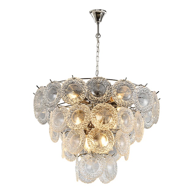 Подвесная люстра iLamp Rockfeller P2549-12 NIC изображение 1 Подвесная люстра iLamp Rockfeller P2549-12 NIC Фото № 1