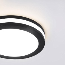 Встраиваемый светодиодный светильник Elektrostandard Aster DSKR80 5W 3300K черный a063989 1